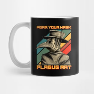 Wear Your Mask Plague Rat Mug